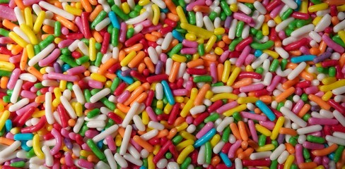 Colorful sprinkles background