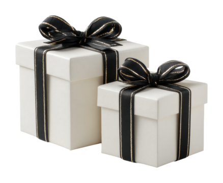 Gift boxes for special occasions product isolated on transparent background - Powered by Adobe