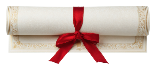 Graduation ceremony diploma roll academic event celebratory isolated on transparent background