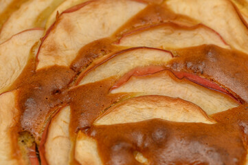 Apple Pie Close-Up Golden Crust from Kakheti