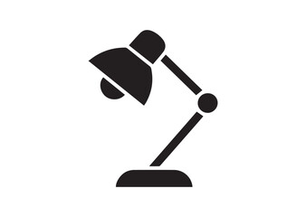 Desk Lamp icon, Desk Lamp solid vector