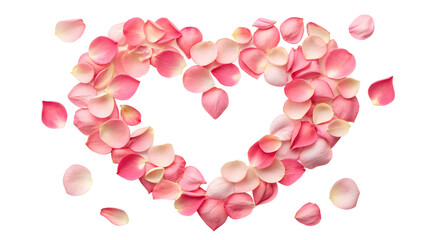 Pink and full hd 4k stock image download white rose petals arranged in a heart shape on a pure white background