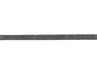 straight line old rusty nail isolated on white