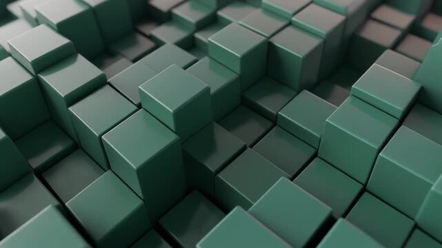Geometric Shapes Interlocking and Transforming