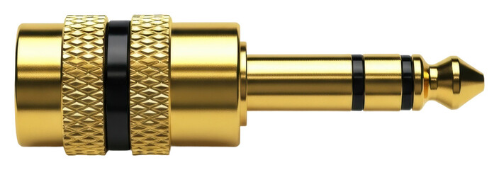 Audio connector technology product modern detailed isolated on transparent background