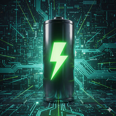 Batterie sur circuit electronique