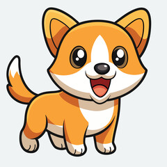 design logo vector cartoon illustration character dog