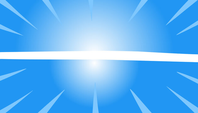 Blue background comic style design versus fight