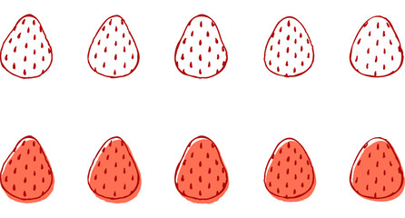 苺のイラスト