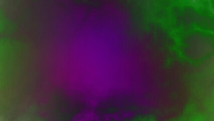Vibrant electric purple and green energy diffusion background with organic flowing textures for dynamic abstract design