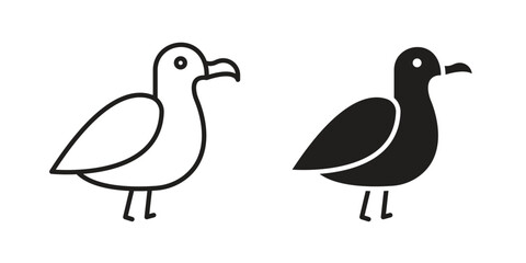 Albatross icon for web design, mobile apps