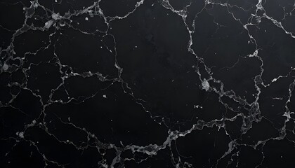 Dark Black Marbled Background with Classy Elegant Gray Texture Design