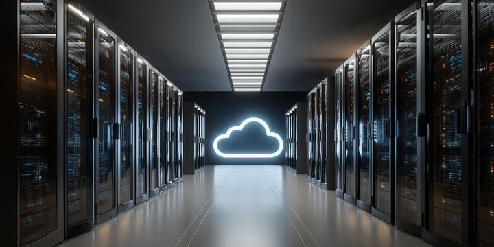 Digital transformation initiatives in cloud adoption and ai integration data center environment futuristic perspective