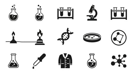 Science and Laboratory Icons