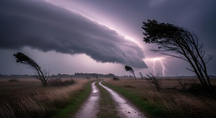 rainbow over the mountains