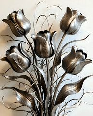 Naklejka premium Abstract floral background