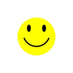 Smile icon. Emoticon vector. Smiling emoticon.