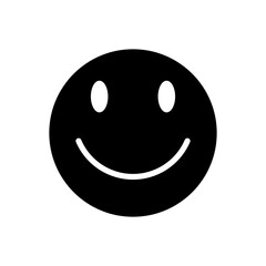Smile icon. Emoticon vector. Smiling emoticon.