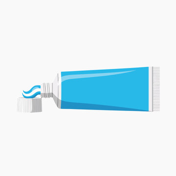 a toothpaste tube