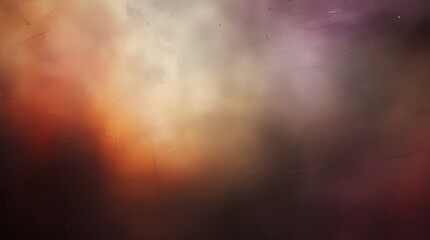 Grainy colorful warm rainbow red light leaks on black background with dust texture. abstract damaged scratched retro film analog effect for using over photos as overlay or screen filter