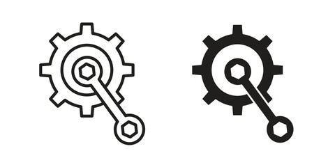 Maintainance icon for web design, mobile apps