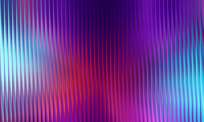 A vibrant abstract background featuring a colorful gradient across geometric vertical stripes and patterns.