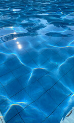 Image of clear water of swimming pool
