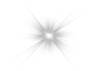Elegant gray vector star PNG isolated. Subtle metallic flare and polished reflection. Ideal for neutral and professional compositions.