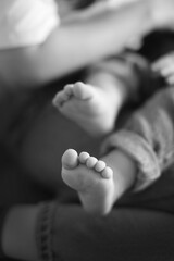 newborn baby feet
