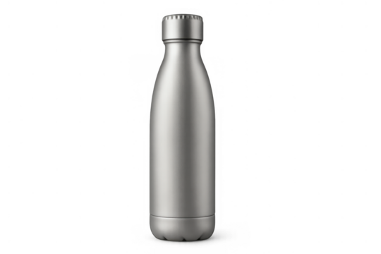 Insulated metal drinking flask, perfect for keeping beverages hot or cold. Promoting sustainability and healthy living