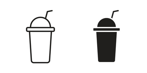 Smoothies icon for web design, mobile apps