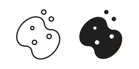 Soap cleaning icon for web design, mobile apps