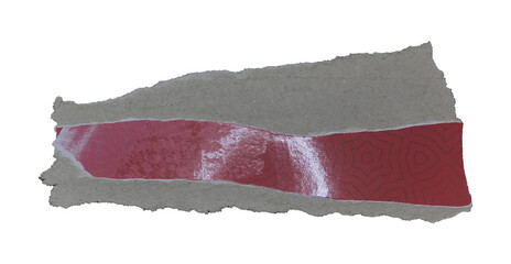 kraft paper torn into pieces in transparent background png