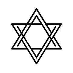 Holocaust star of David icon