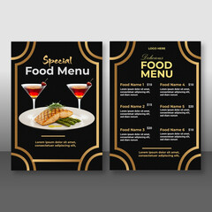 restaurant menu design