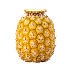 A Ripe Pineapple Fruit Without Its Crown.