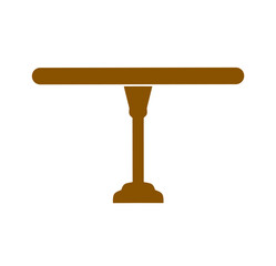 wooden table vector with trendy design