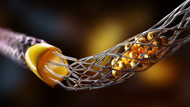Advanced Stent Technology Featuring a Metallic Frame and Metallic Coating Designed for Medical Procedures on Vascular Structures and Heart Health Management