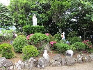 長崎県平戸市生月島、カトリック山田教会内にある
ファティマの聖母