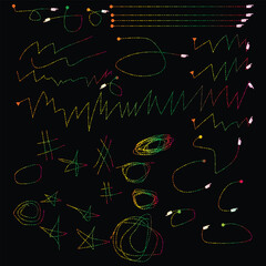 seamless pattern with musical notes