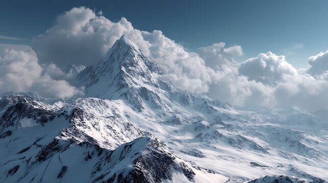 snow-capped mountain views