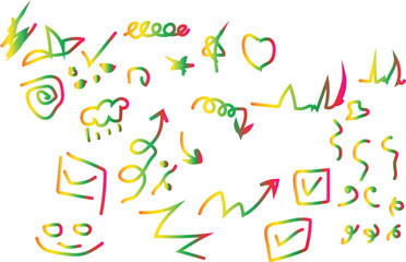 Colorful seamless vector pattern set of school alphabet letters text icons for back to school background design