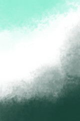 abstract teal mint green watercolor gradient background transparent png for web design