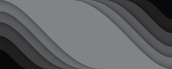 Black wave abstract background