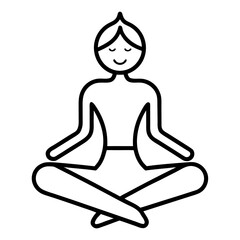 silhouette of a woman in yoga position