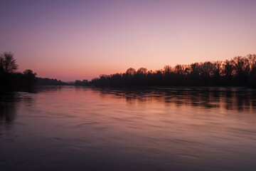 Fototapeta premium Ticino River landscape nature naturalistic view water