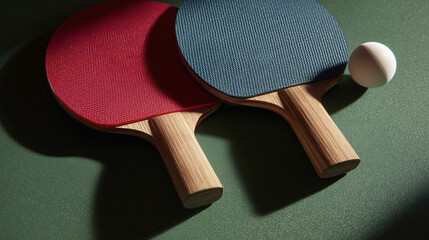 Elevate your table tennis game with these premium paddles and ball for exciting play