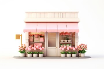 Fototapeta premium Flower plant food shop.
