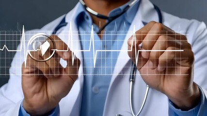 Robotic figure with advanced gear engages in sound capturing at a futuristic location during daylight hours