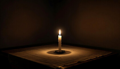 All Saints Day. A burning wax candles as a symbol of All saints Day. Honoring with saints day